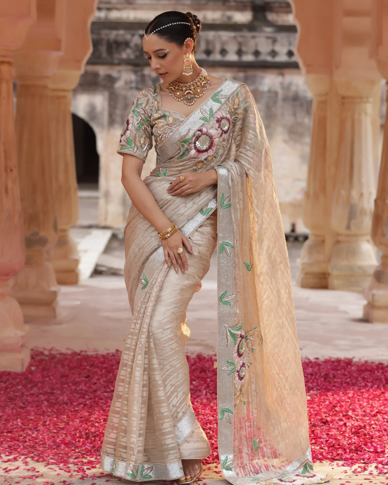 Blossom-Handprint-Tissue-Saree-ff10022