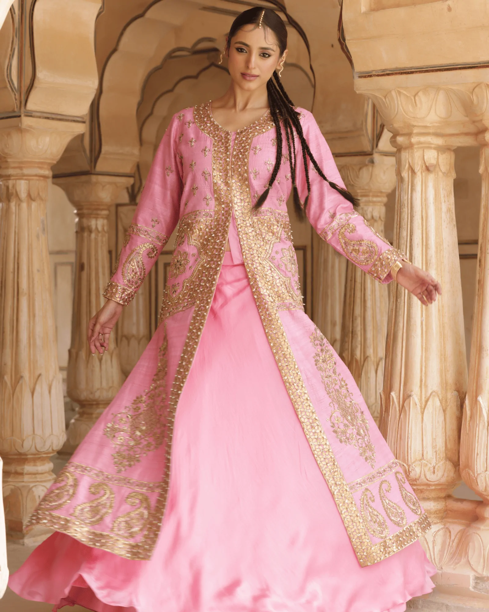 satin jacket dress Clothing : Jackets : 'Laurica' Cerise Satin Blazer Dress