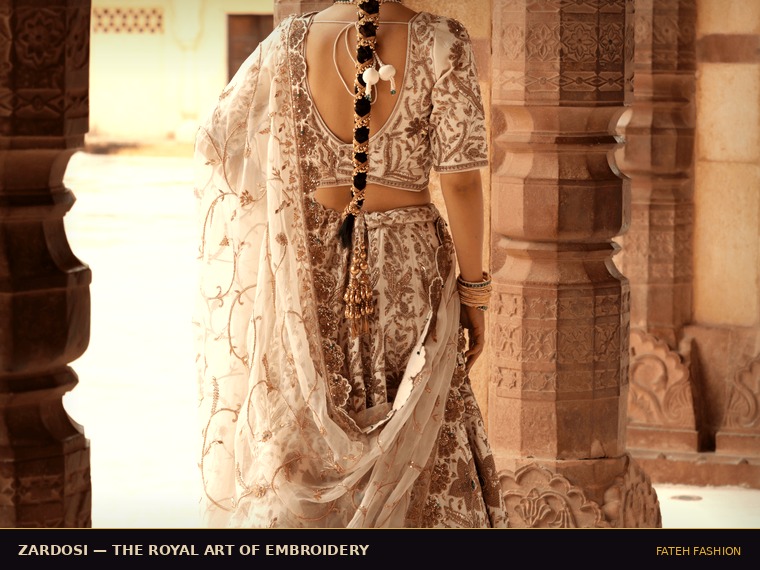 Zardosi Embroidery - The Royal Art Behind Indian Bridal Wear